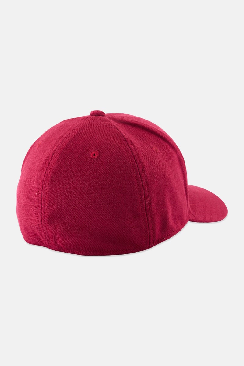 Nike Men Embroidered Logo Classic99 Fitted Cap, Maroon - Image 2